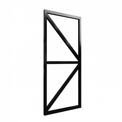 Фото №0 Дополнительная дверь для теплицы ЧЕЛСИ, цвет Черный (RAL 9005)