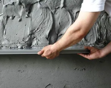 фото Штукатурка внутренняя на цементной основе