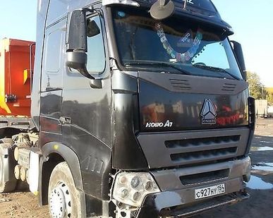 фото Тягач HOWO A7 с самосвальным прицепом