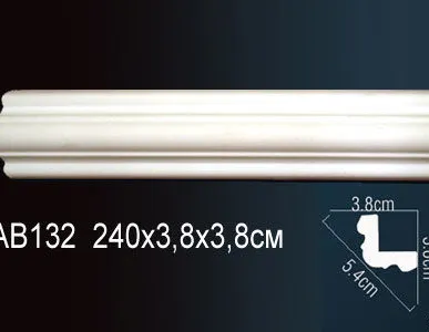 фото Карниз АВ132 (240х3,8х3,8см).