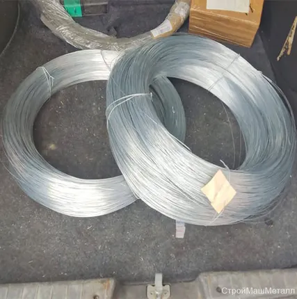 Фото №0 Проволока оцинкованная 2 мм О-2Ц ГОСТ 3282-74