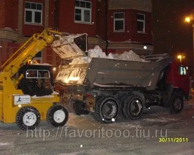фото Уборка и вывоз снега
