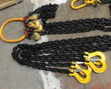 фото Стропы цепные различной длины и грузоподъемности