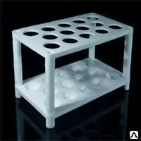 Фото №0 Штатив для пробирок (14 гнезд, h=77 мм) ПП
в