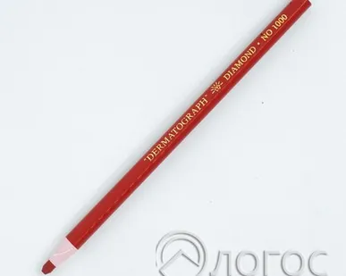 фото Мел-карандаш Diamond, красный
