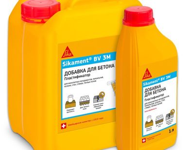 фото Пластификатор для бетонов и растворов Sika Sikament BV 3M, 1л