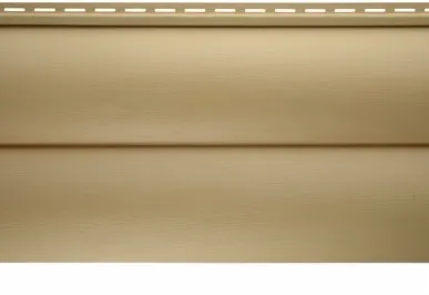 фото Виниловый сайдинг «Блок-хаус» золотистый BH-02 - 3,10м