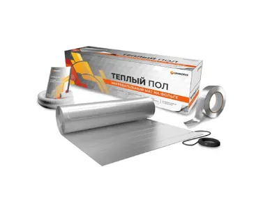 фото Нагревательный мат теплого пола 4 м² на фольге GRANDEKS MF 600 Вт