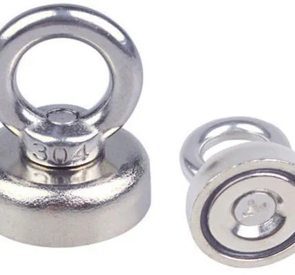 Фото №0 Магнит неодимовый поисковый с кольцом 32х30