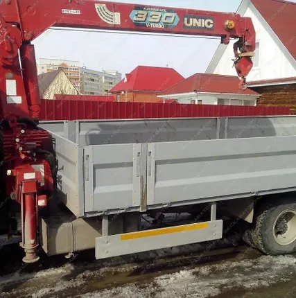 Фото №2 Аренда крана-манипулятора (КМУ) UNIC V330, Тюмень