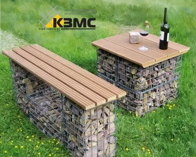 фото Сварная оцинкованная сетка для самостоятельного изготовления габионов Ø4х(50х100) размер 1х2 метра