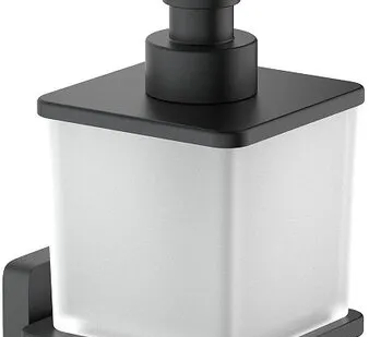 фото Дозатор для жидкого мыла Aquatek Либра чёрный/белый AQ4305MB