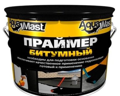 фото Праймер битумный АкваМаст 10л (основа для гидроизоляции)