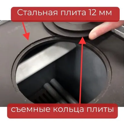 Фото №5 Котел на твердом топливе Сибирь, 10 кВт универсальный,без тэна, КВО 10, водонаполненные колосники