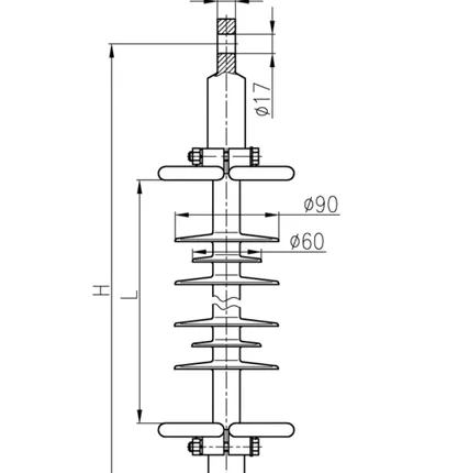 Фото №0 Изолятор полимерный подвесной ЛК 70/110-IV-СП