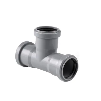 Фото №0 Тройник трехраструбный ВК ПП 50/50х90, серый,РТП
