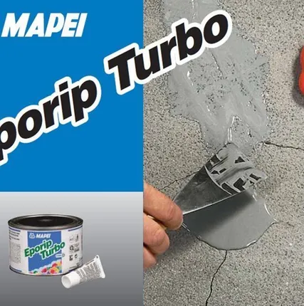 Фото №0 Материал для ремонта бетона EPORIP TURBO A+B (0,5 +0,008 кг) 0,5кг