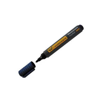 Фото №0 Маркер перманентный, пулевидный, наконечник 3,0 мм, цвет синий, 1 шт