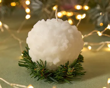 фото Свеча Snowy morning I