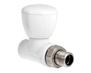 фото Клапан PPR для подключения радиатора прямой 20х1/2" VALTEC