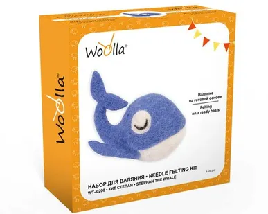 фото "Woolla" WT-0200 "Кит Степан" набор для валяния .