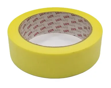 фото Скотч малярный 50м х 19мм желтая Luxtape