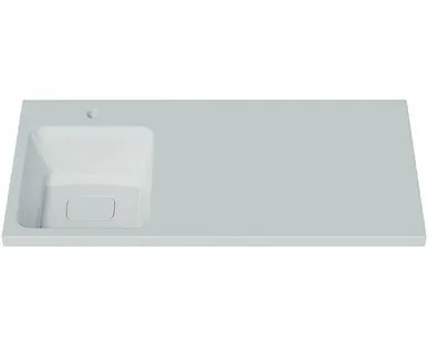 фото Дисма 100 Раковина Kamilla левая (с кронштейном)