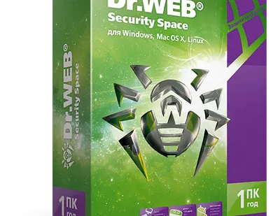 фото Антивирус Dr.Web Security Space, 1 компьютер на 1 год