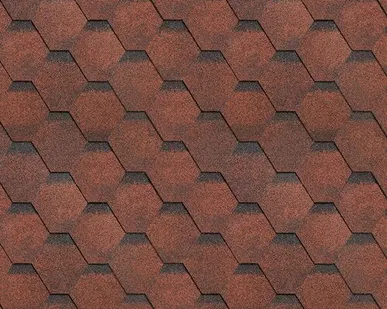 фото ТЕХНОНИКОЛЬ SHINGLAS гибкая черепица Финская СОНАТА красная (3,0м2/уп.)