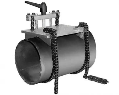 фото Адаптер Bohre для крепления магнитных станков цепями на трубы диаметром от 110 мм до 550 мм