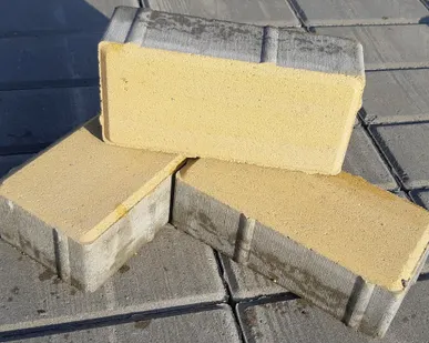 фото Брусчатка желтая 60 мм