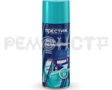 фото Эмаль аэрозоль акрил 425мл унив черная Престиж (12) ЭК П