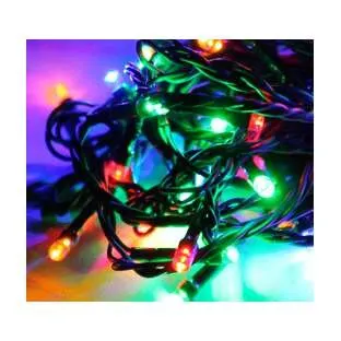 Фото №0 Гирлянда уличная LD200C-GM 200LED 22.9м (19.9+3м) 8 режимов мигания контроллер IP54 мультиколор Космос KOC_GIR200LED_RGB_IP