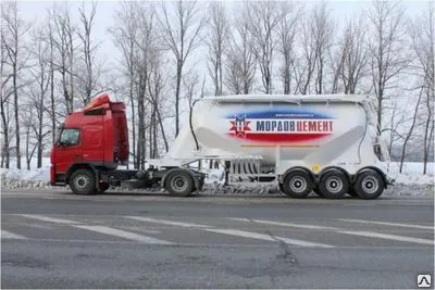 Фото №0 Полуприцеп цистерна муковоз (Цементовоз) Алюминиевый Сеспель 30 м3