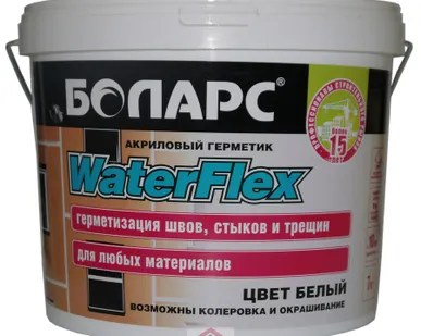 фото Герметик акриловый Waterflex 7 кг "БОЛАРС"