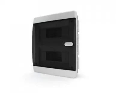фото Щит встраиваемый Tekfor CVK 40-18-1 18 модулей прозрачная черная дверца IP4
