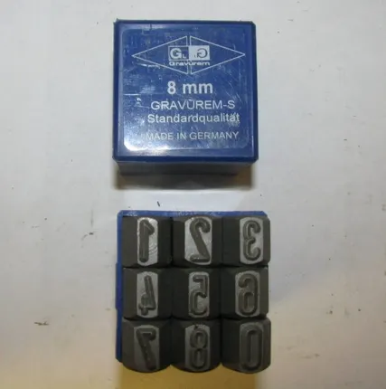 Фото №0 Клеймо цифровое GRAVUERM-Standart 1мм (10001000)
