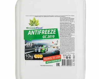 фото Антифриз GreenCool зеленый G11 10 кг GC2010