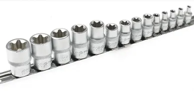 фото Набор головок TORX 14 пр. 1/4 (Е4-Е7), 3/8(Е10-Е14), 1/2 (Е16-Е24)