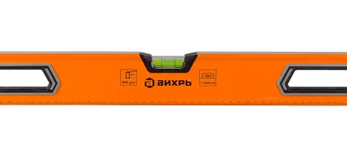 фото Уровень алюминиевый «Усиленный» 1000мм 3 глазка фрезерованный Вихрь