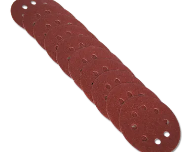 фото Круг абразивный P220, №5, 125мм, под липучку, SANTOOL