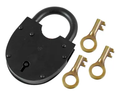 фото Замок навесной амбарный, ЗВС-2 сувальдный механизм, 70*100*18мм, дужка 12мм