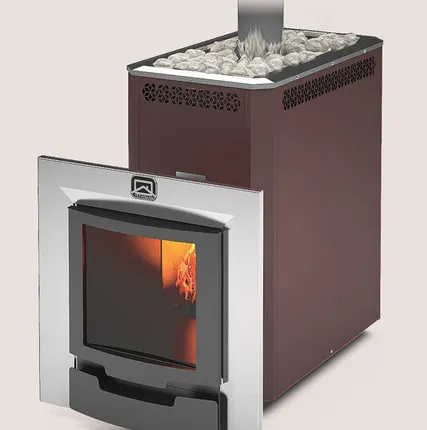 Фото №0 Печь банная КУЗБАСС-20 ТК (2018), сталь 8 мм, дрова/уголь, до 20 м3, Панорама