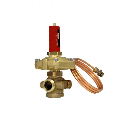 Фото №0 Регулятор перепада давления Herz 4002 Ду 20 подключение 1" н.р. (5-30 кПа)