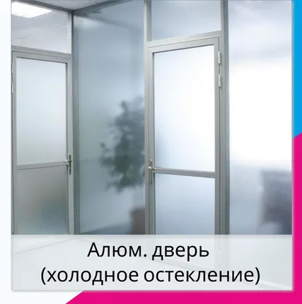 Фото №0 Алюминиевая дверь из алюминиевого профиля СИАЛ КП45