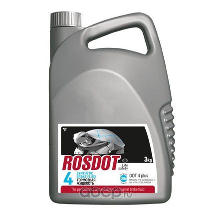 Фото №0 Тормозная жидкость ROSDOT 4 (3кг.) 430101009