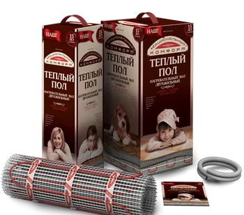 фото Теплый пол под плитку без стяжки 2.0м
