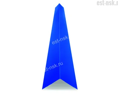 фото Планка конька плоского 150х150х2000 RAL 5002