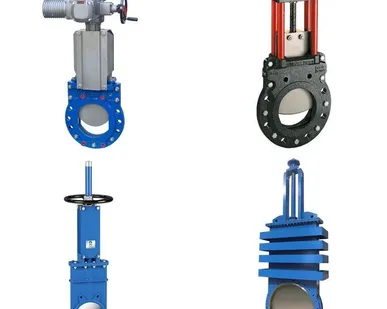 фото Задвижка шиберная Orbinox EX-01 чугунная Ду400 Ру6 R-M с редуктором, уплотн