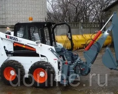 фото Экскаватор ковшовый на мини-погрузчик с сиденьем